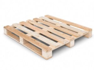 Produktbild einer Einwegpalette 1200 x 1200 mm mit weißen Hintergrund