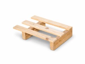 Produktbild Einwegpalette 600 x 400mm mit weißen Hintergrund