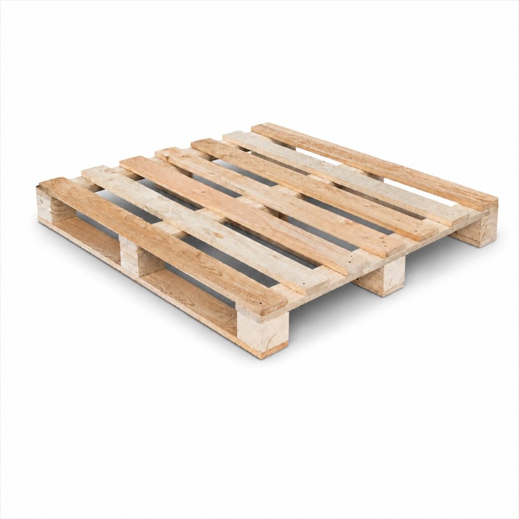 Verpackungslösung für den Maschinenbau: Einwegpalette